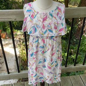 3 ❤️ for $30 Children’s Place tiered high low ruffle flowy dress size M